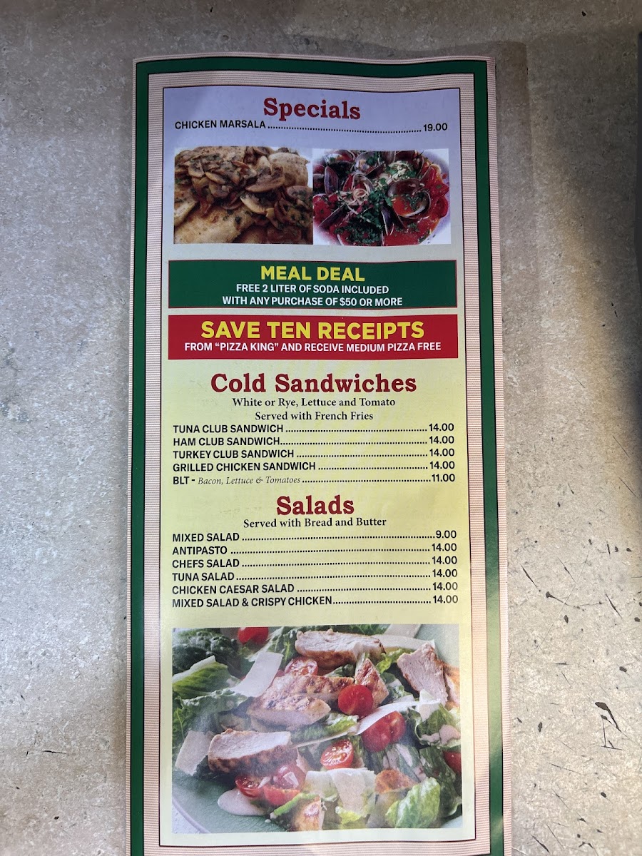 Alfredo's Pizza King Menu - Image 6